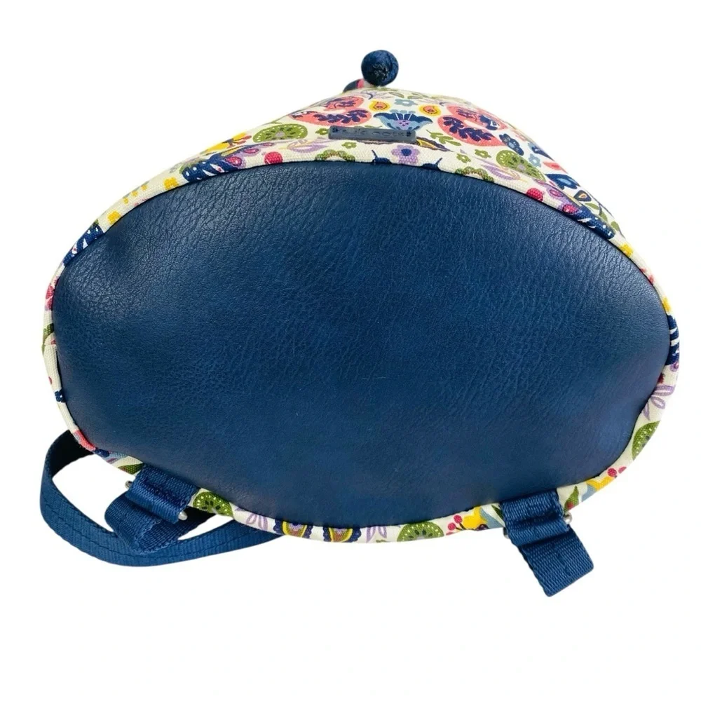 Sakroots Hermosa Canvas Folder Flap Backpack In Fox Otomi Forest Print